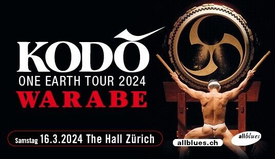 Kodo One Earth Tour 2024 «Warabe» - 16. März 2024